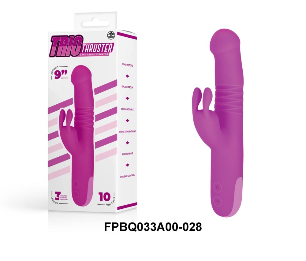 Trio Thruster 3 In 1 Rabbit - Vibrator